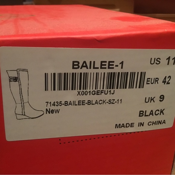 Black wedge boot - Picture 5 of 5